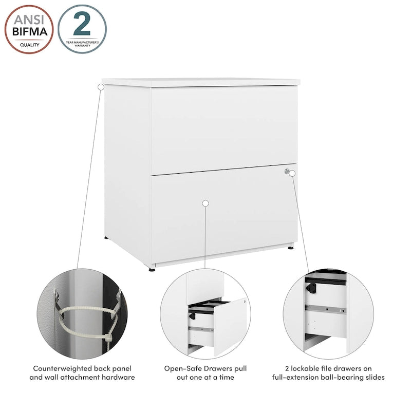 2-Drawer Lateral File Cabinet
