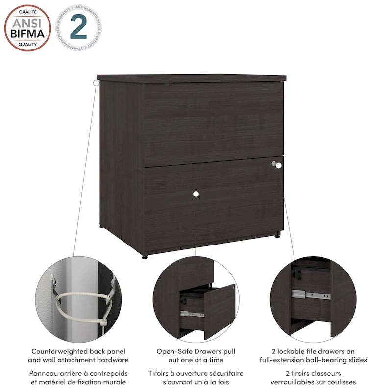 2-Drawer Lateral File Cabinet