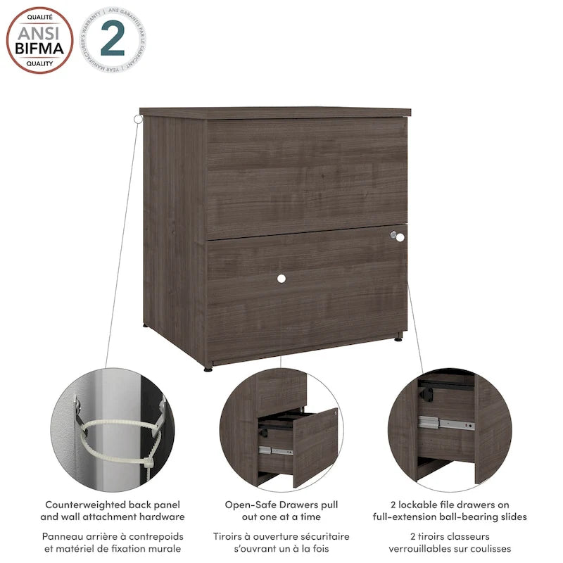 2-Drawer Lateral File Cabinet