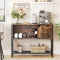 Coffee Bar with Storage Buffet Cabinet Kitchen Sideboard - 13.8D x 41.7W x 33H