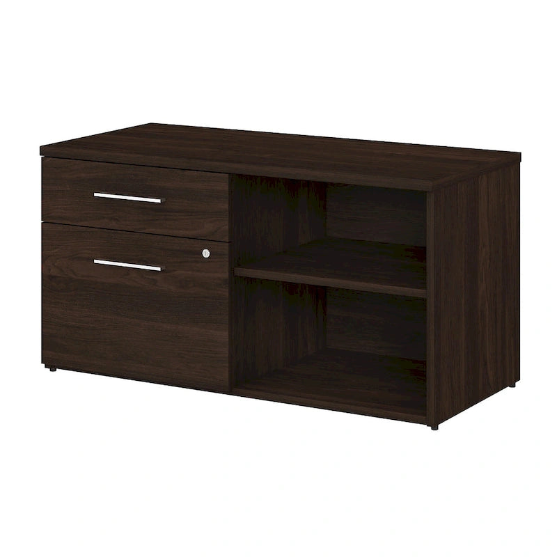 Low Storage Cabinet with File Drawer