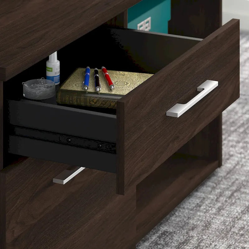 Low Storage Cabinet with File Drawer