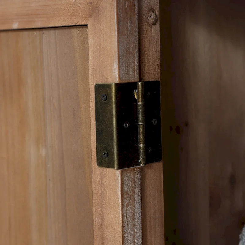 37.4" Tall 2-Door Wood Storage Cabinet - 37.4 H x 27.68 W x 13.23 D