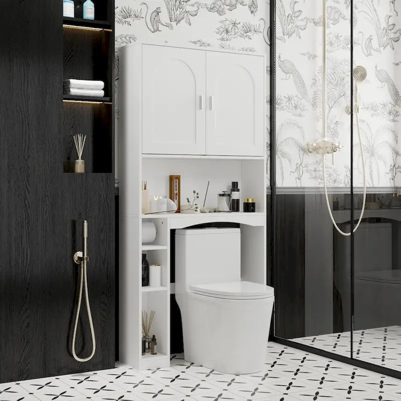 Over The Toilet Storage Cabinet with Door