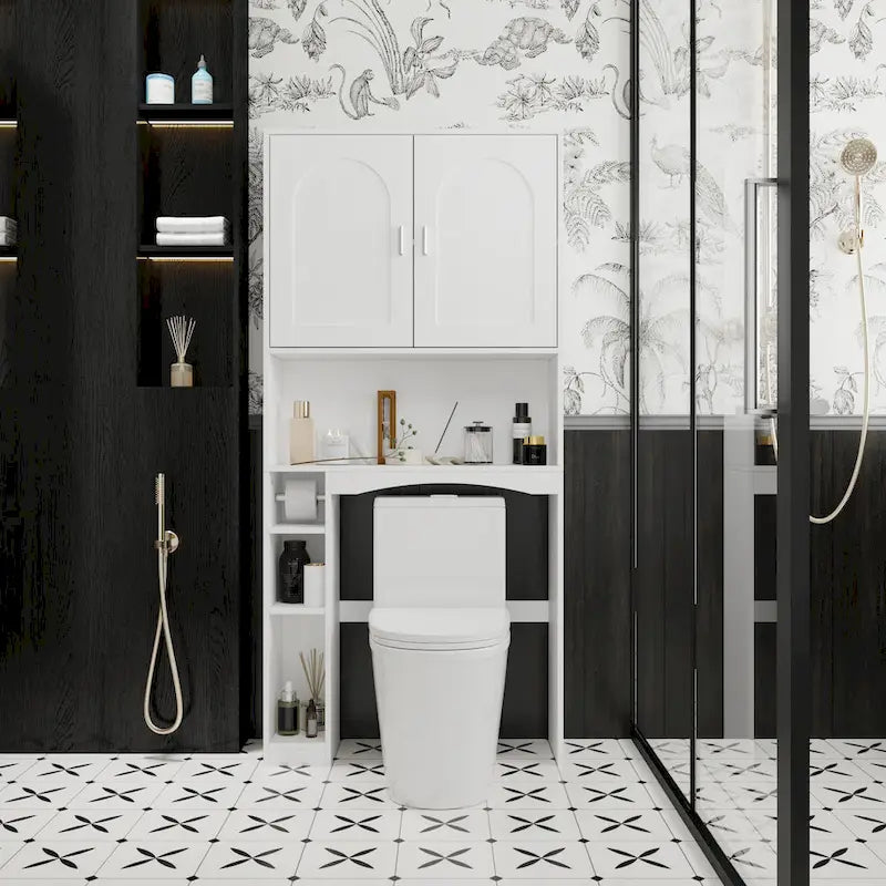 Over The Toilet Storage Cabinet with Door