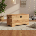 vidaXL Storage Chest Solid Acacia Wood - 28.7 x 15.4 x 16.1