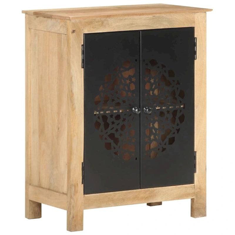 Solid Mango Wood Sideboard 23.6x13.8x29.5