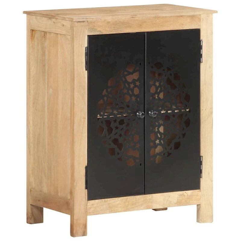 Solid Mango Wood Sideboard 23.6x13.8x29.5