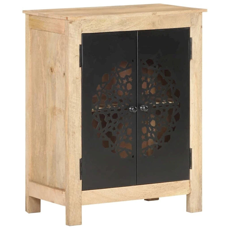 Solid Mango Wood Sideboard 23.6x13.8x29.5