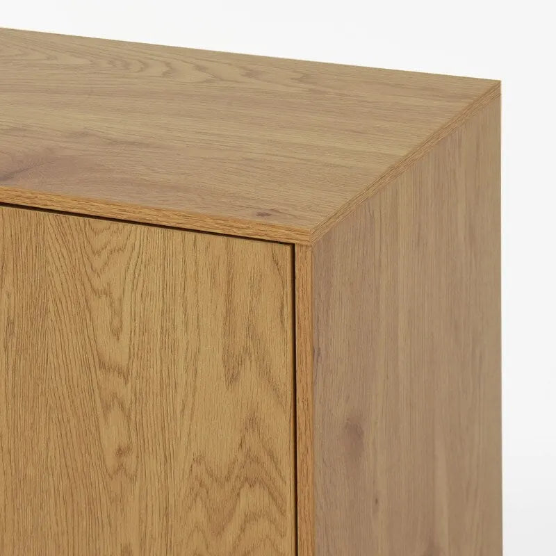 Storage Cabinet with 3 Drawers and Adjustable Shelf