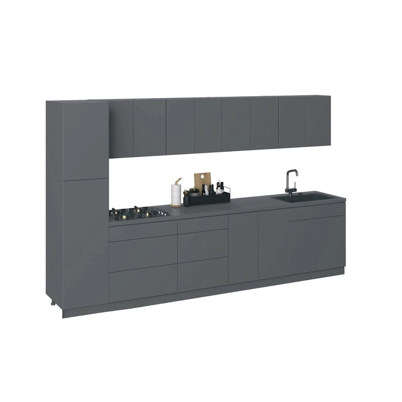 Kitchen Gray Color Base Size 11Ft Wide - 135x24