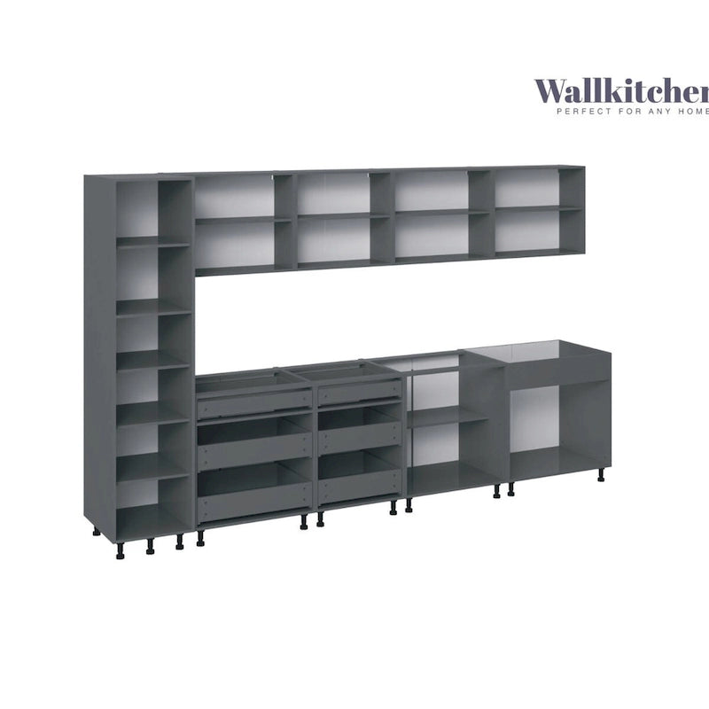 Kitchen Gray Color Base Size 11Ft Wide - 135x24