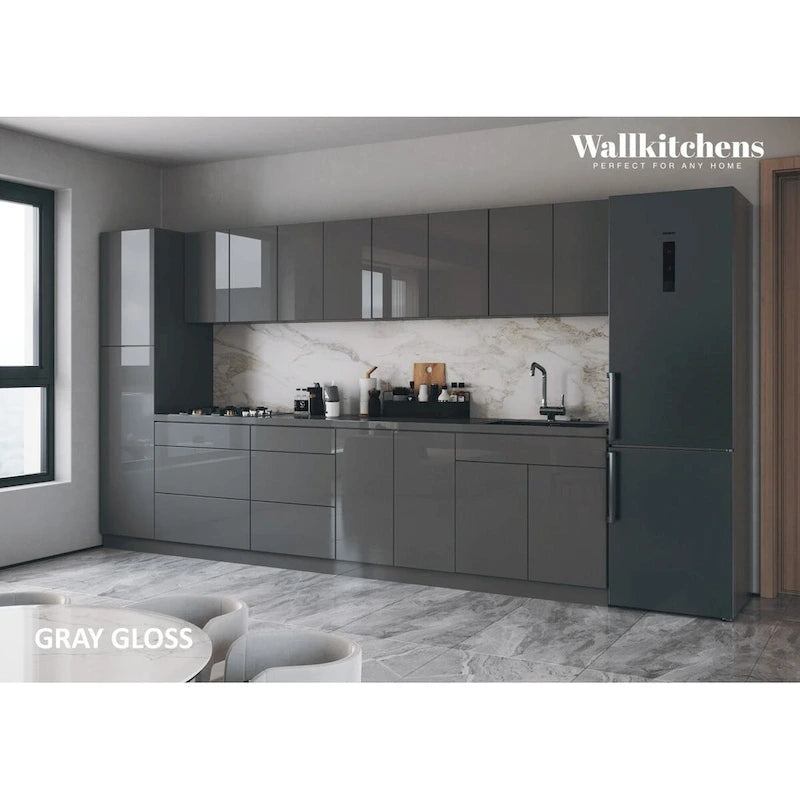 Kitchen Gray Color Base Size 11Ft Wide - 135x24