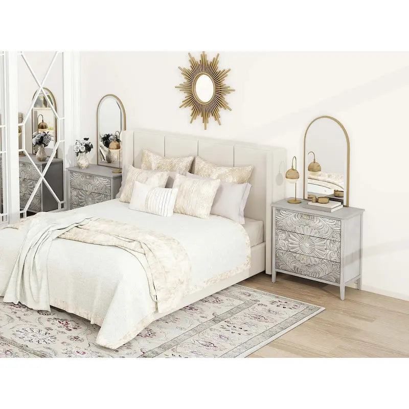 3 Drawer Cabinet, Suitable for Bedroom, Living Room & Study