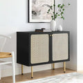 Rattan Accent Cabinet