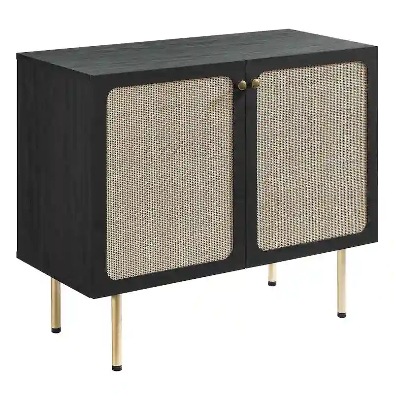 Rattan Accent Cabinet
