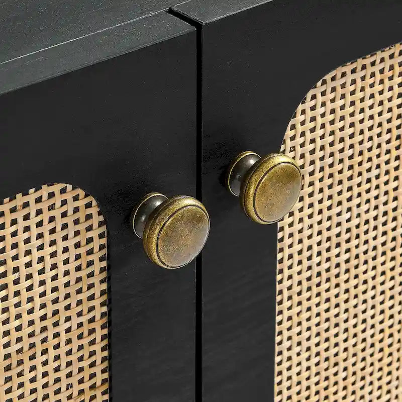 Rattan Accent Cabinet