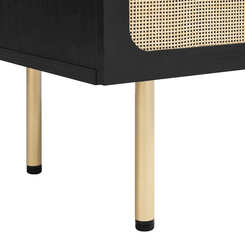 Rattan Accent Cabinet