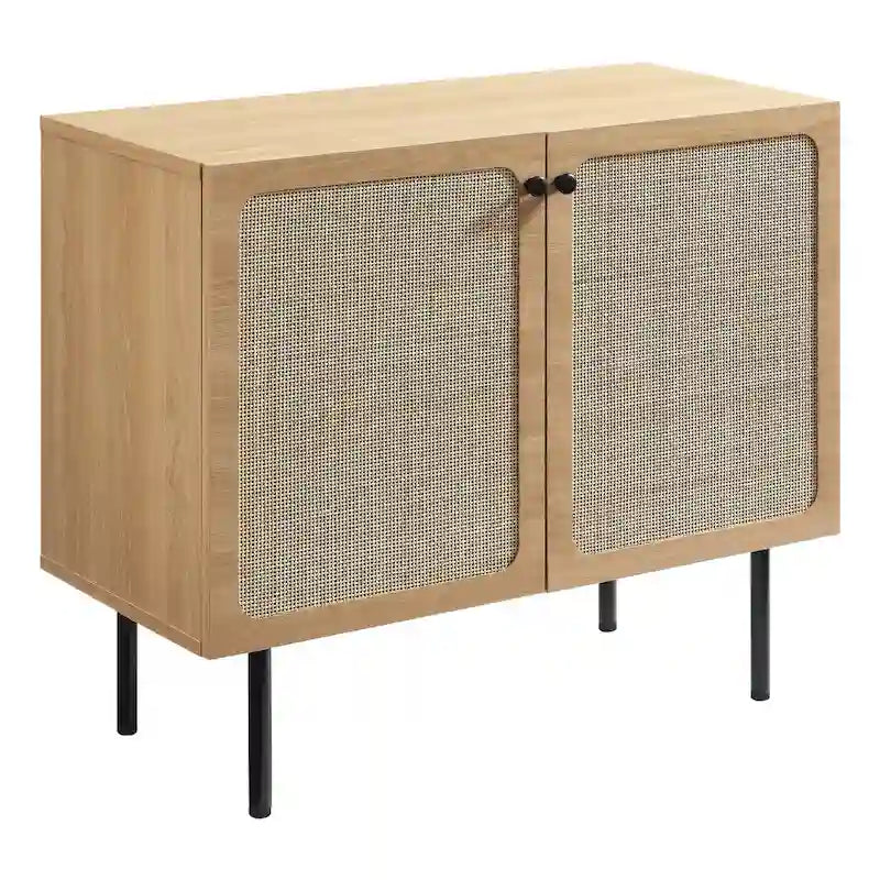 Rattan Accent Cabinet
