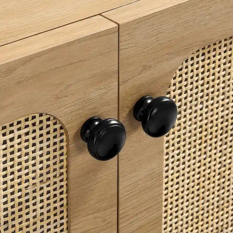 Rattan Accent Cabinet
