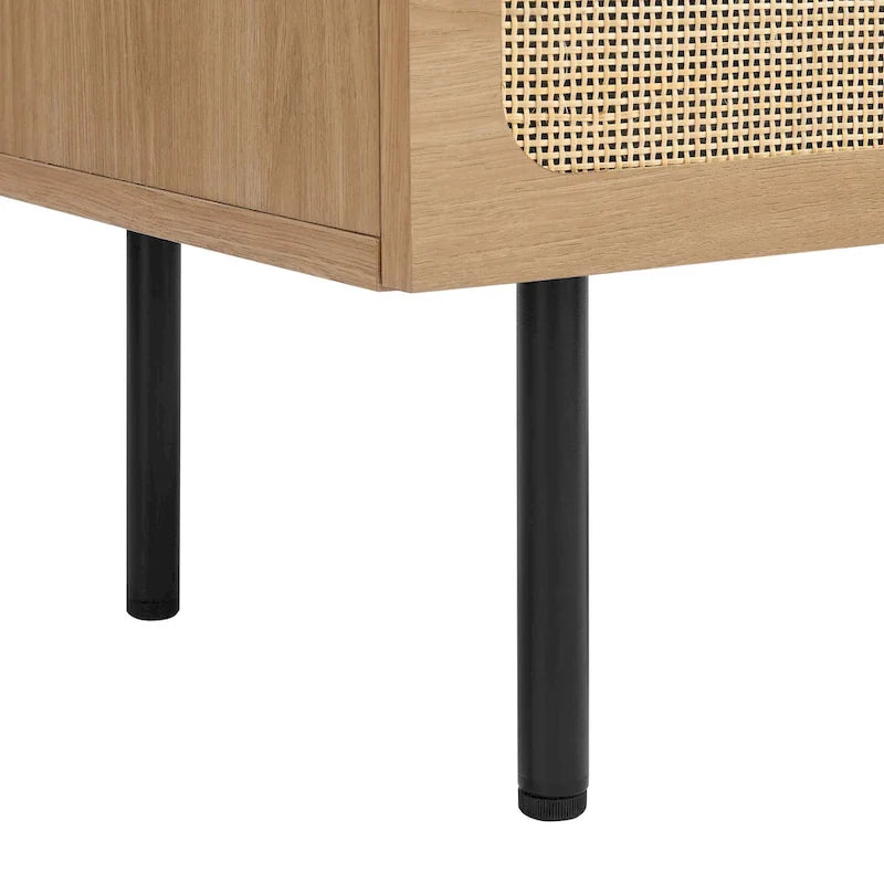 Rattan Accent Cabinet