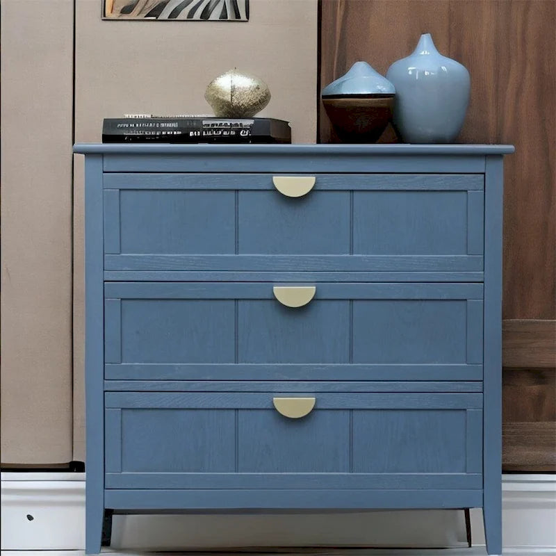 American Style Cabinet with Non-Slip Foot Pads and 3 Drawers