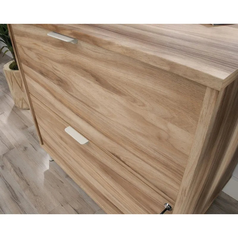 2-Drawer Lateral File Cabinet with Locking Drawer