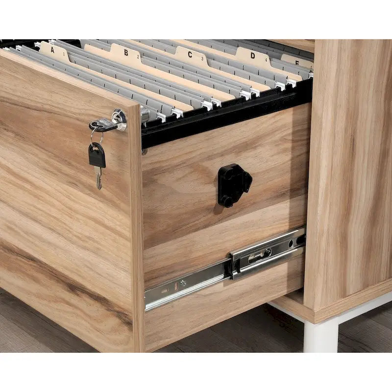 2-Drawer Lateral File Cabinet with Locking Drawer