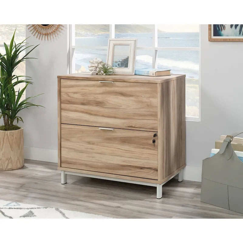 2-Drawer Lateral File Cabinet with Locking Drawer