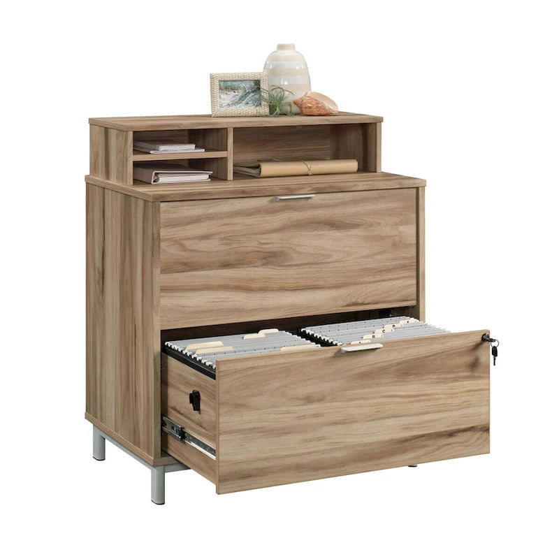 2-Drawer Lateral File Cabinet with Locking Drawer