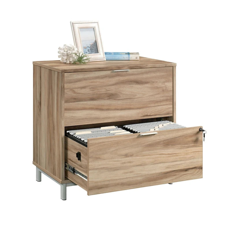 2-Drawer Lateral File Cabinet with Locking Drawer