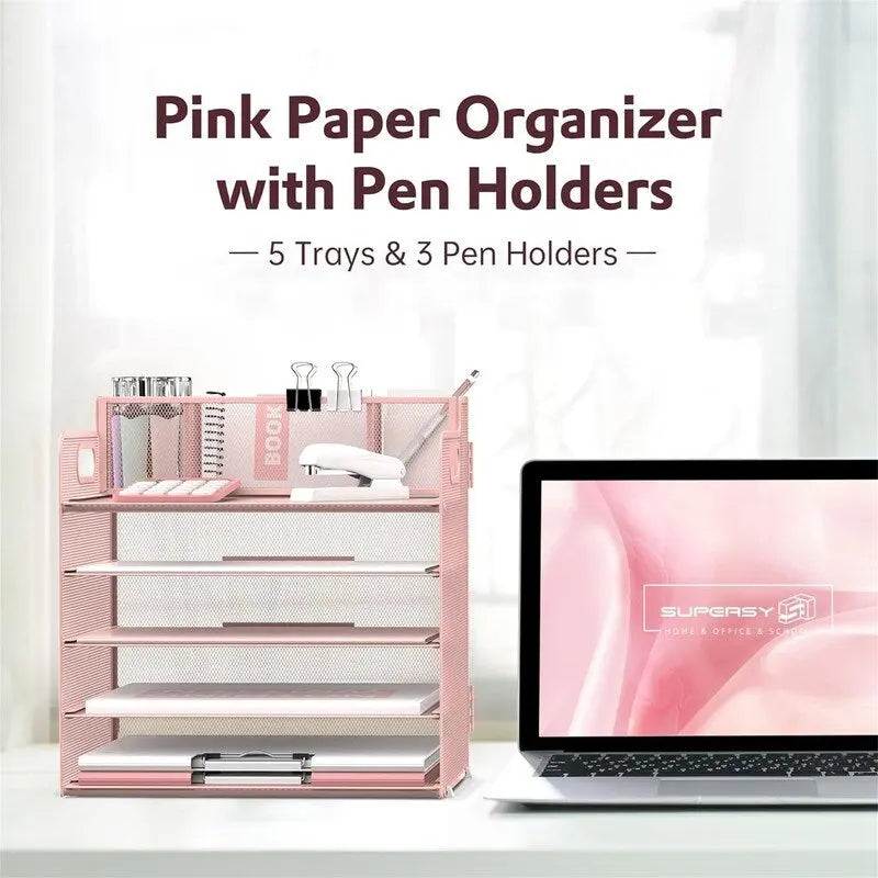 5-Tier Desk Organizer, 13"L x 9.25"W x 13.38"H
