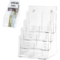 Acrylic Clear Literature Holder & Brochure Display Stand
