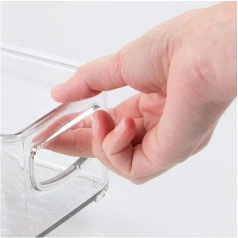 Small Plastic Office Storage Container Bins - 10L x 4W x 3H