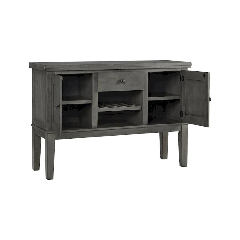 Antique Gray Dining Room Server - 56W x 18D x 39H