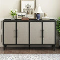 Cabinet with Four Linen Doors – Living Room, Study & Entryway Storage