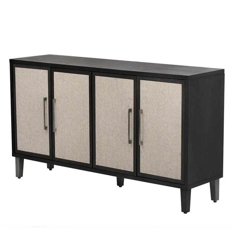 Cabinet with Four Linen Doors – Living Room, Study & Entryway Storage