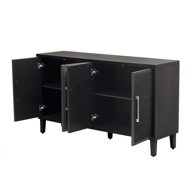 Cabinet with Four Linen Doors – Living Room, Study & Entryway Storage