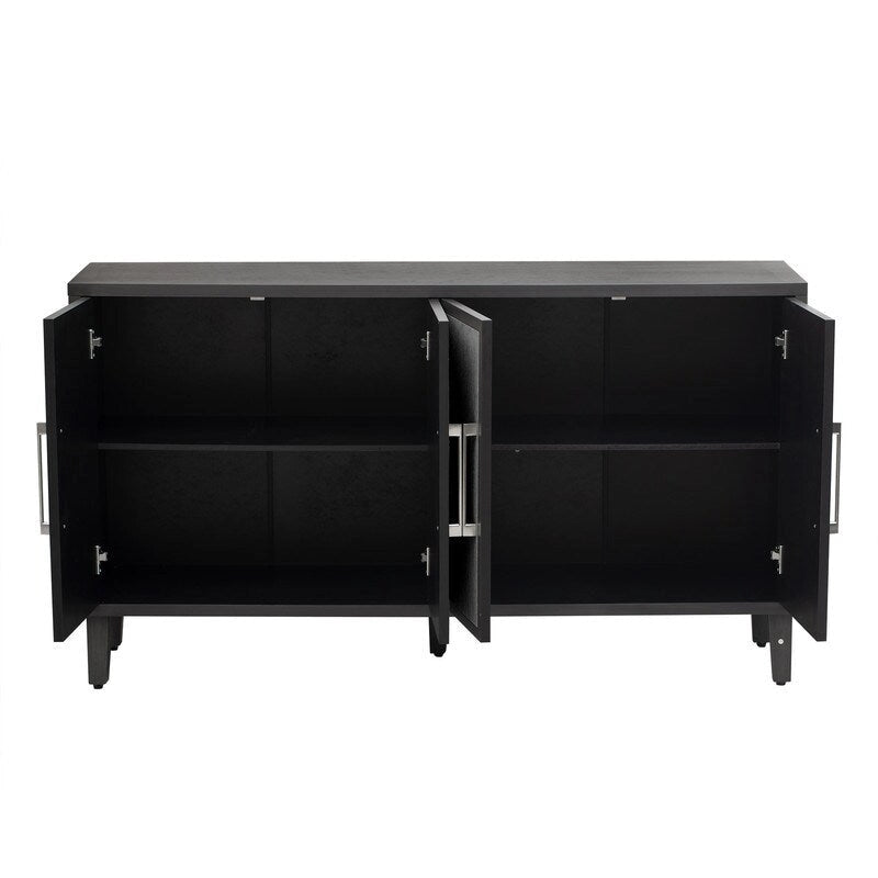 Cabinet with Four Linen Doors – Living Room, Study & Entryway Storage