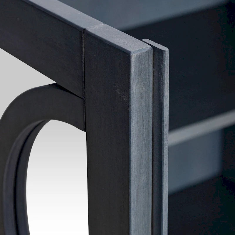 Blue Dusk Four Door Accent Cabinet