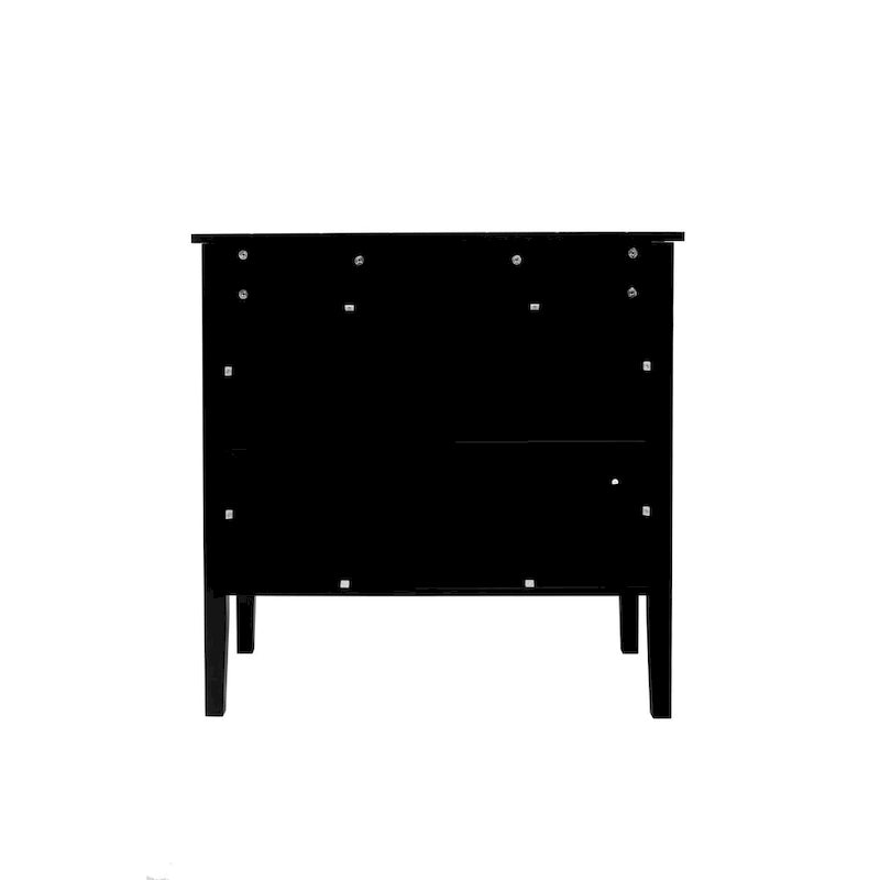 2-Door Wooden Sideboard with Adjustable Shelves