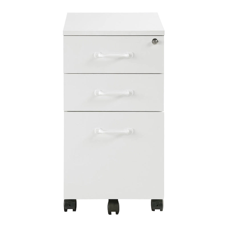 3-Drawer Mobile File Cabinet