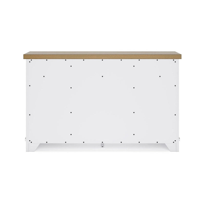 White/Natural Dining Server - 60 W x 19 D x 37 H