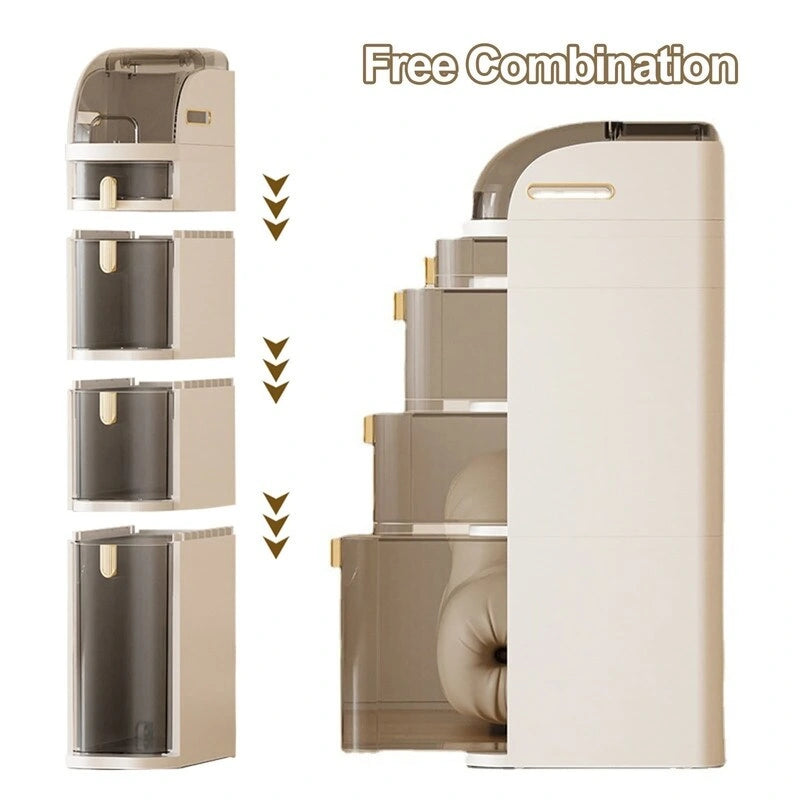 Small Bathroom Storage Cabinet Waterproof