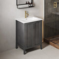 24" Bathroom Vanity in Matte Black
