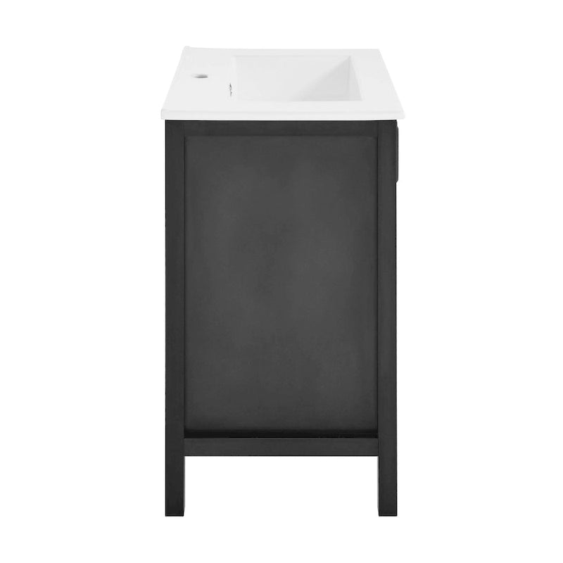 24" Bathroom Vanity in Matte Black