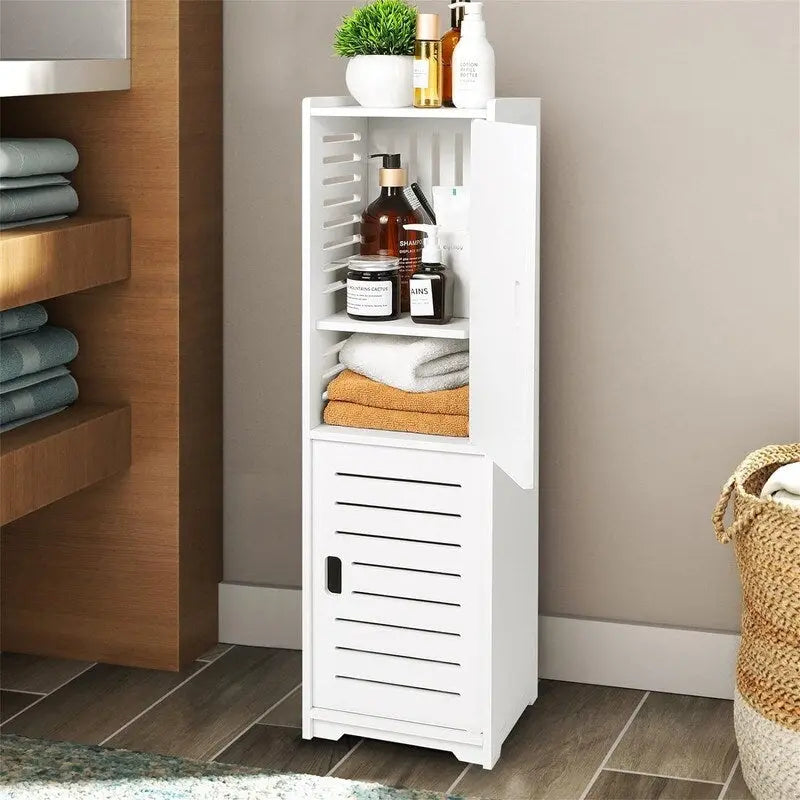 Small Waterproof Bathroom Cabinets Free Standing - 8.7D x 8.7W x 29.5H