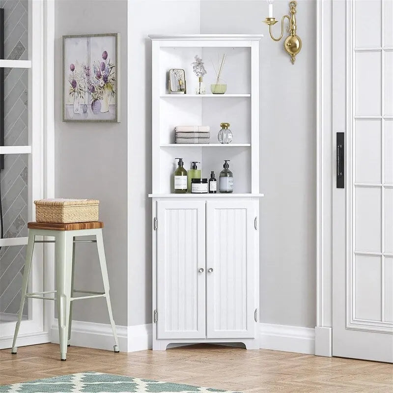 Bathroom Corner Cabinet - 13D x 23W x 65H