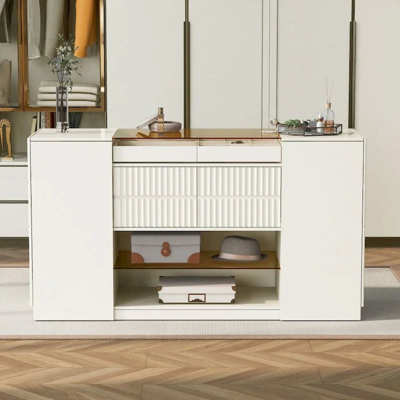 Multi-Functional Vanity Dresser and Storage Cabinet