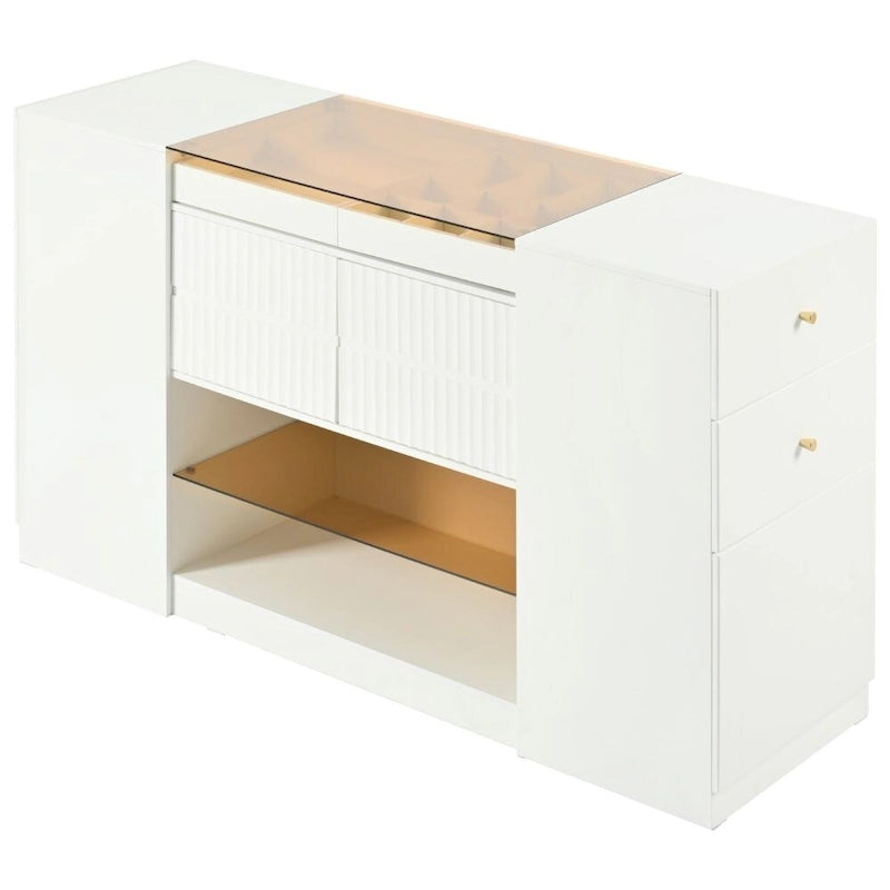 Multi-Functional Vanity Dresser and Storage Cabinet
